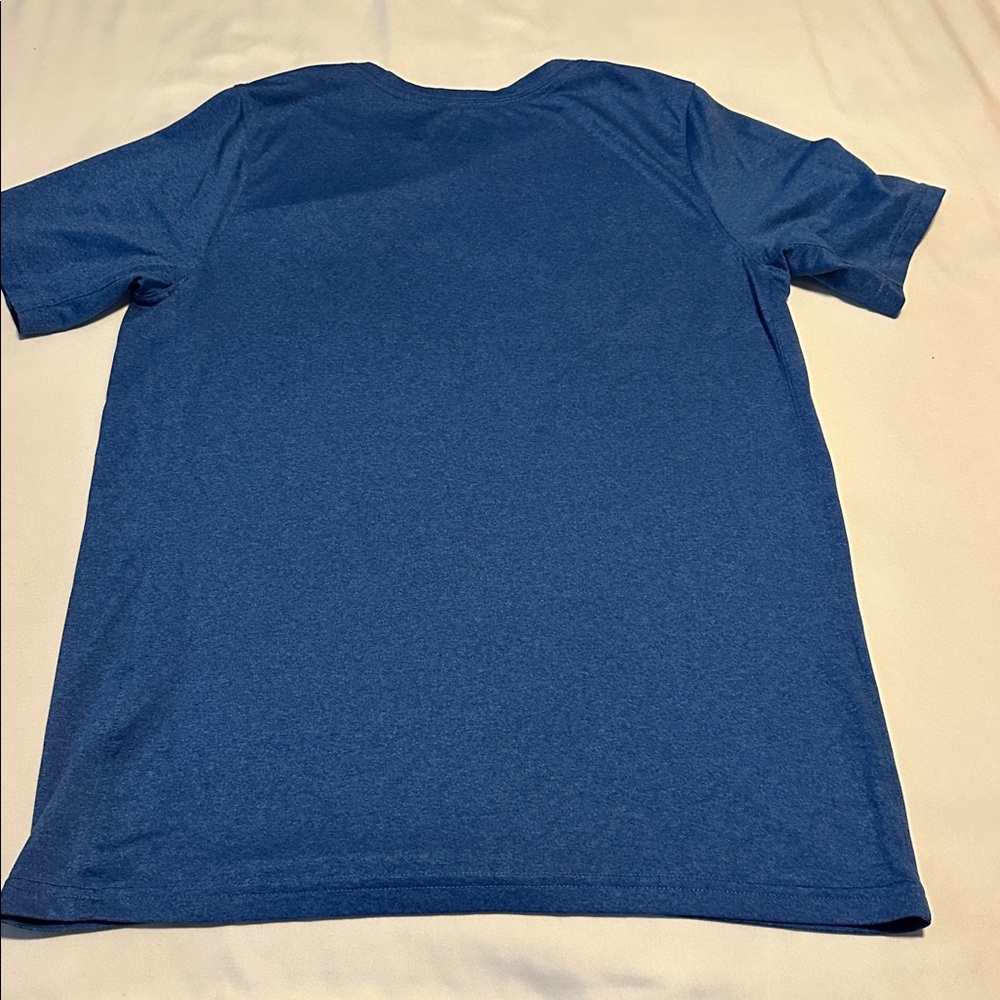 Nike Dri Fit Short Sleeve Blue Tee - Picture 5 of 5